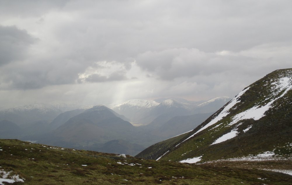 Climbing Skiddaw from Millbeck, Cumbria, Lake District National Park, England