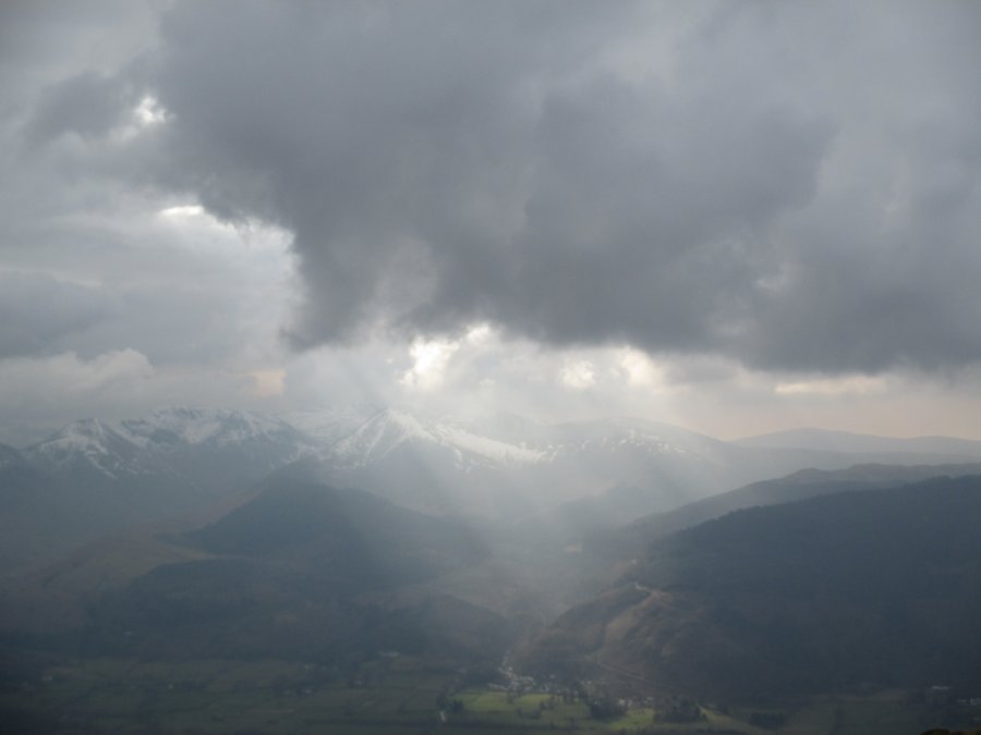 Climbing Skiddaw from Millbeck, Cumbria, Lake District National Park, England