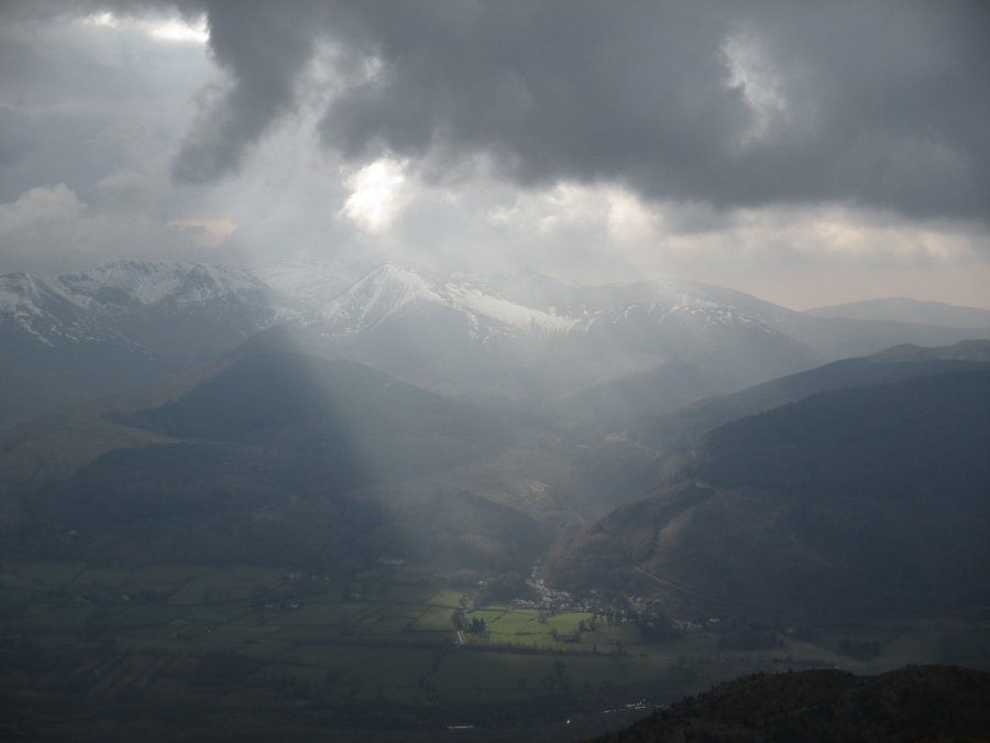 Climbing Skiddaw from Millbeck, Cumbria, Lake District National Park, England