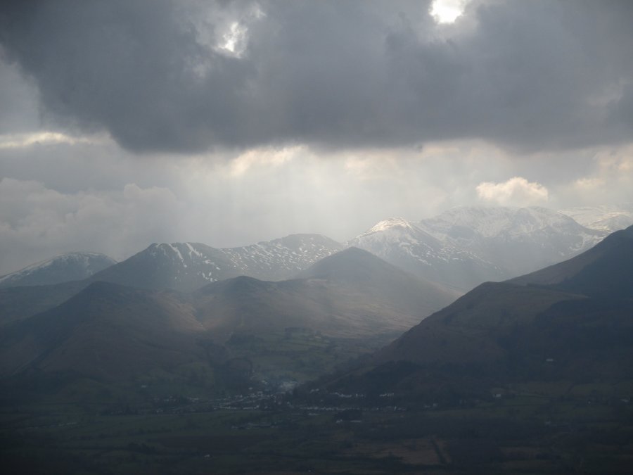 Climbing Skiddaw from Millbeck, Cumbria, Lake District National Park, England