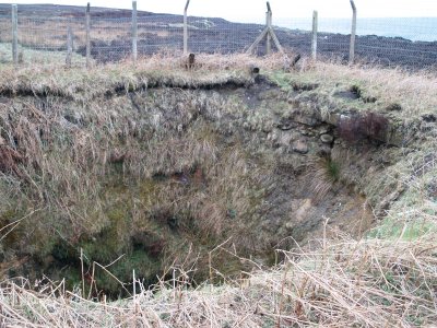 There are several old mine shafts close to the paths ...
