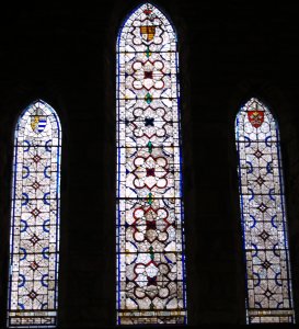 the east stained glass window