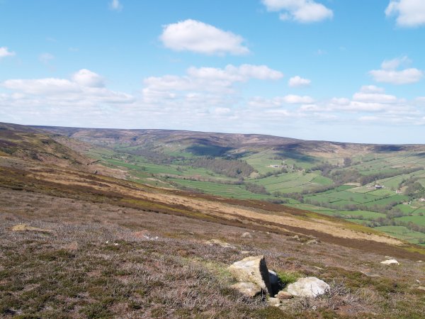 Looking towards Middle Head, the most northern part of Farndale.