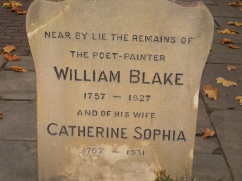 Tombstone of William and Catherine Sophia Blake - Scenes of London Town and City, England