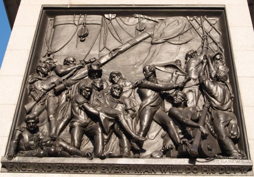 'England expects every man will do his duty' - Scenes of London Town and City, England