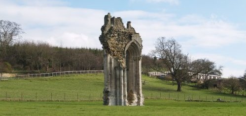 A small fragment of the great stone architecture of Kirkham Priory