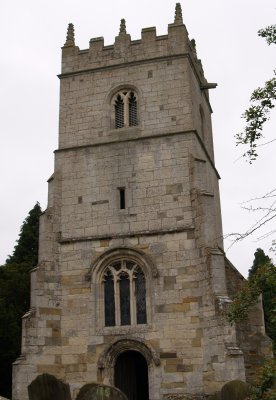 The 15th C tower of St Michael's Church, Crambe