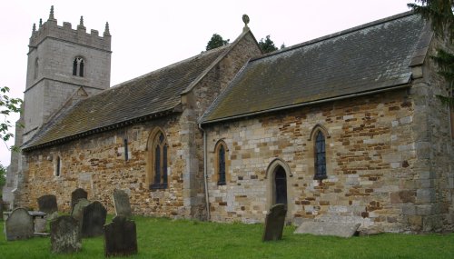 The 11th C church of St Michael's, Crambe