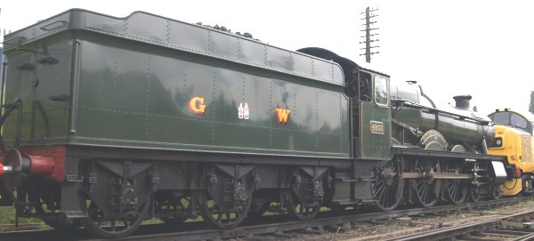 Ex Great Western Railway and British Railways 4953 Pitchford Hall (GWR 4-6-0 4900  Hall Class locomotive, Power Class D 5MT Mixed Traffic loco, built at Swindon Works in 1929) - The Great Central Railway, England, English Midlands