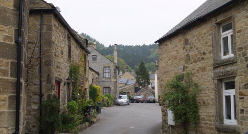 A side-street in Eyam.
