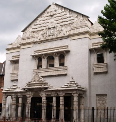 The splendid architectural addition to Leicester of the Jain Centre