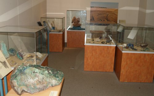 A very good display of minerals, most found locally.