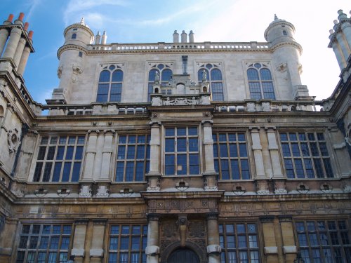 Details of the north 'formal' entrance of Wollaton Hall - City of Nottingham, England, English Midlands