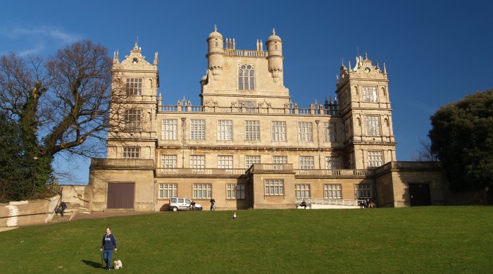 The west face of Wollaton Hall and Park - City of Nottingham, England, English Midlands