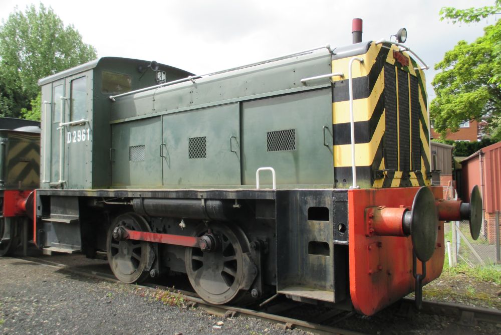 Class 02 0-4-0 diesel shunter D2961 on the Seven Valley Railway, Bridgnorth