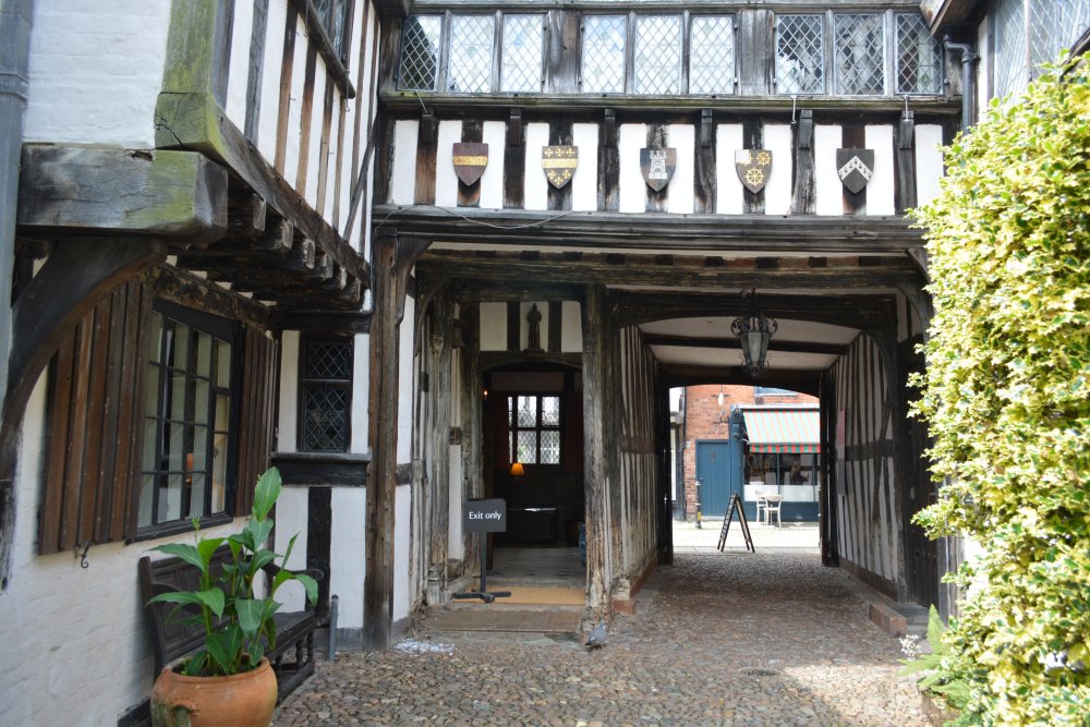 entrance to Greyfriars house Friar Street Worcester England