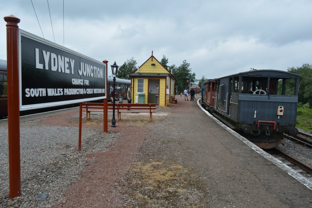 Lydney Junction Station on the Dean Forest Railway Gloucestershire England