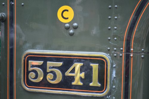 Steam locomotive 5541 GWR 2-6-2T tank engine GWR 4500 Class 4575 Churchward design