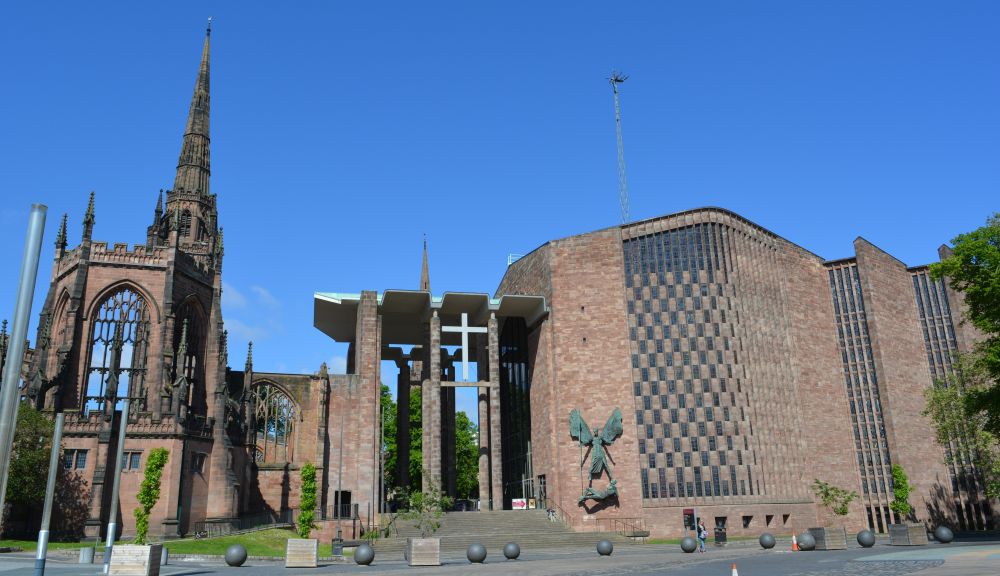modern Coventry Cathedral new