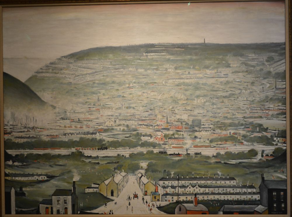 Ebbw Vale, oil on canvas painting by LS Lowry Herbert Art Gallery & Museum Coventry