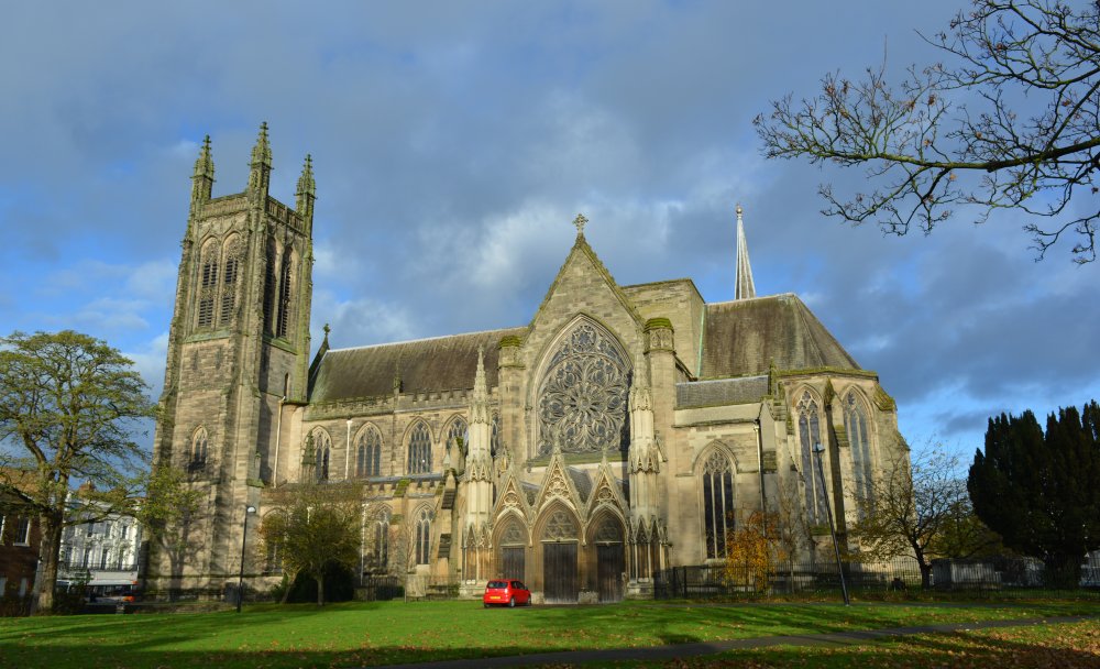 south view of All Saints Church Leamington Spa