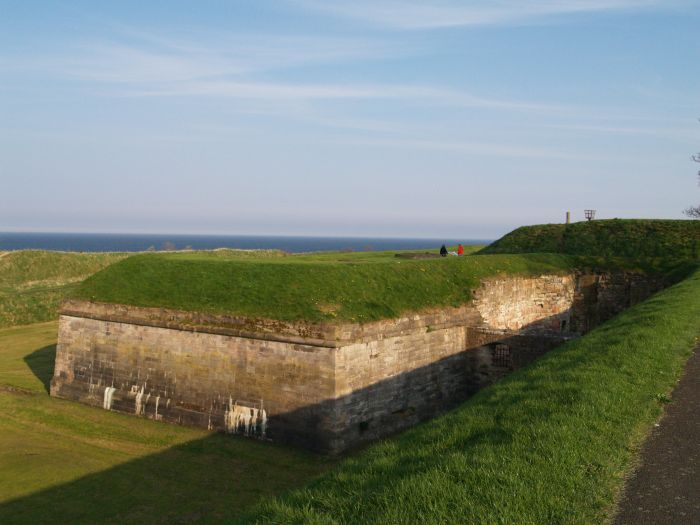 Berwick Fortifications Walls Walkl