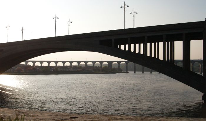 Berwick River Tweed Bridges