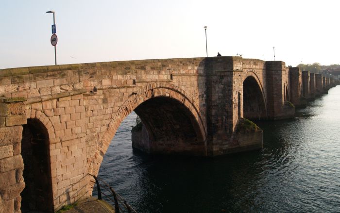 Berwick River Tweed Bridges