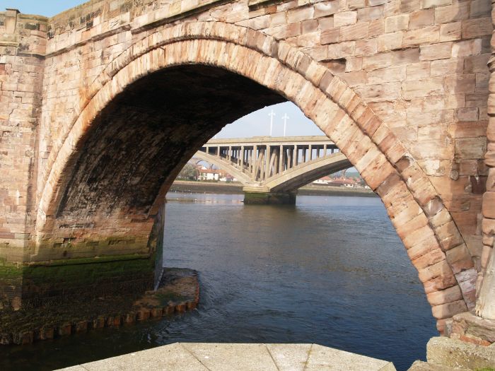 Berwick River Tweed Bridges