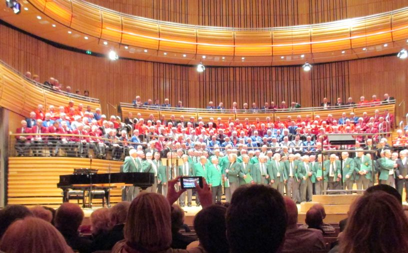 Sage, Gateshead, massed choir event 2015