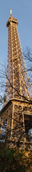 The iconic Eiffel Tower