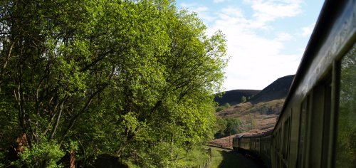 Heading into the deep and dramatic Newton Dale Gorge.