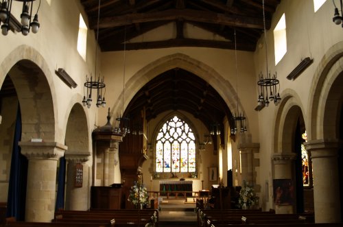 Moving inside the splendid Norman nave (~1100-1150) and 19th century chancel (built in 14th century style) complete with all the arches of the north and south aisles.
