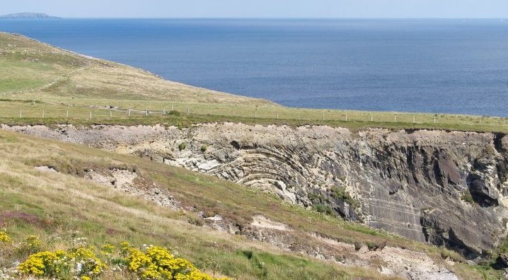 8. Anticline (centre), Mizen Head, Co. West Cork, Ireland