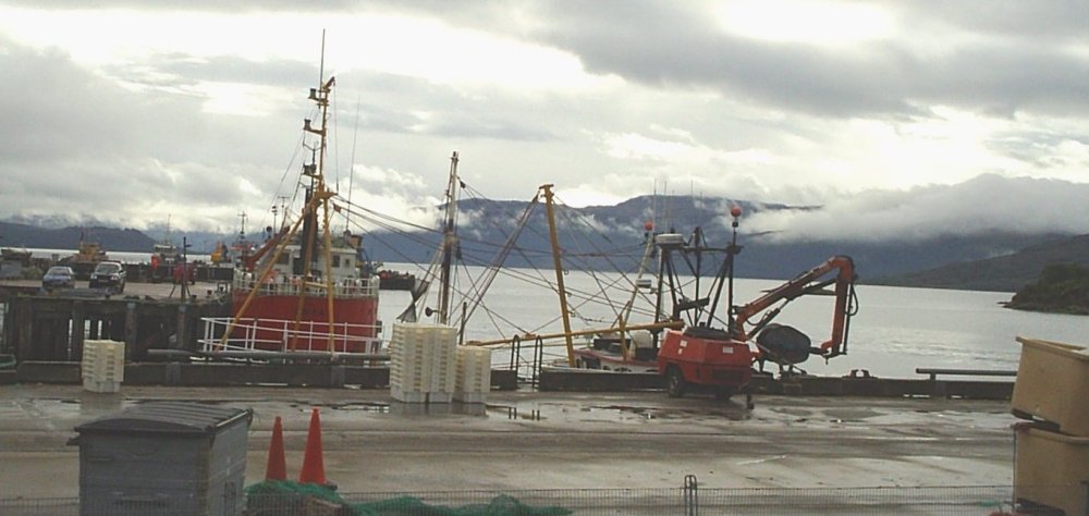 A few fishing boats still work out of Kyle of Lochalsh harbour.