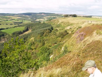 and north along the Hambleton Hills. - Walking from Sutton Bank National Park Visitor Centre, North York Moors National Park, North Yorkshire, Northern England