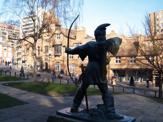 The City of Nottinham, Nottinghamshire,England, English Midlands