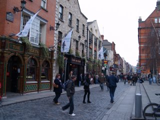 The Quays Bar in the Temple Bar area of Dublin