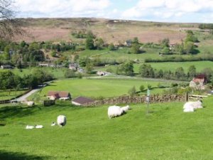 The picturesque cricket ground, Castleton