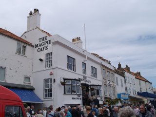 The quality Magpie Cafe, Whitby Town, North Yorkshire, England