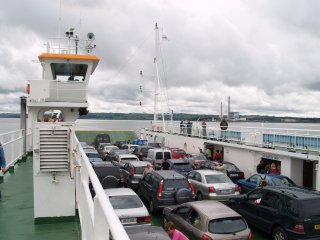 The Killimer Ferry from County Clare to Co. Kerry and Co. Limerick, Ireland