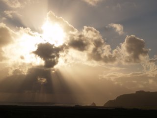 sunset over Sybil Head - Ballyferriter  (Baile an Fheirtearaigh), Dingle Peninsula, County Kerry, West of Ireland