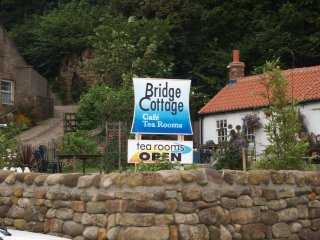 The Bridge Cottage Cafe Tea Rooms - Sandsend, on the coast near Whitby, North Yorkshire