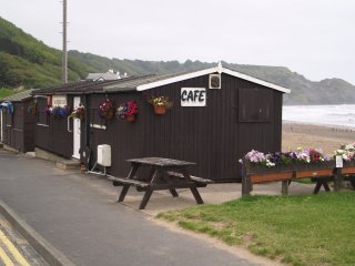 Sandside Cafe - Sandsend Beach, on the coast near Whitby, North Yorkshire
