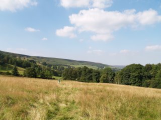 The fields and farmland - Botton Community, Danby Dale, North York Moors, North Yorkshire, England
