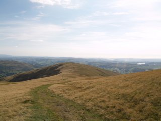 Winder Hill in the Howgill Fells - Sedbergh, East Cumbria, Yorkshire Dales National Park, Northern England
