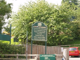 Esk leisure golf - Ruswarp on the River Esk near Whitby, North Yorkshire, Northern England