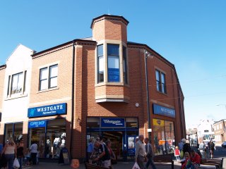 There is a good Coffee Shop in the Westgate Department Store - Redcar, Cleveland, North-East England