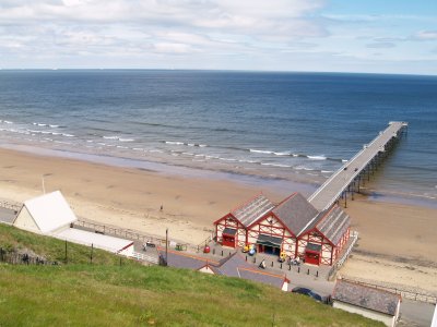 The pier at Saltburn-by-the-Sea, Clevelend, North East England