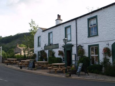 Racehorses Hotel Kettlewell village in the Yorkshire Dales, North Yorkshire, Northern England 